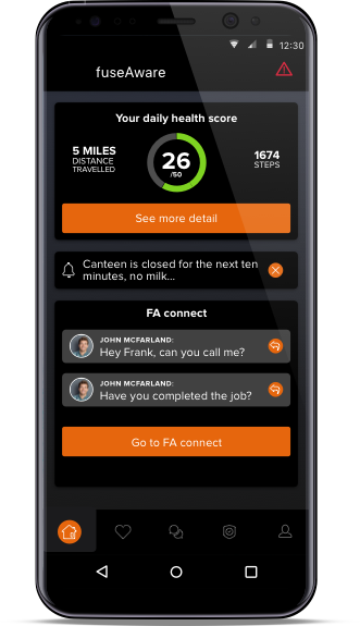Screenshot of an Android phone running 36Zero